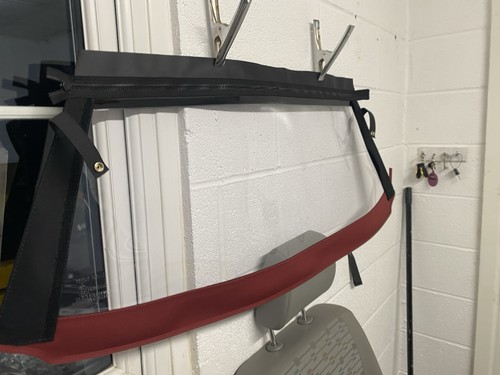 Alfa gtv plastic rear window