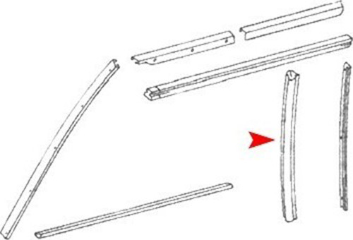 Soft top convertible - top, rear